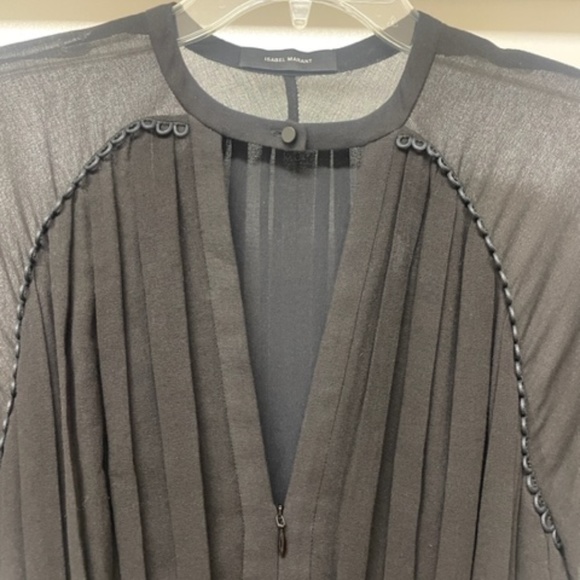 ISABEL MARANT Black Keyhole Mini Dress - Picture 4 of 11